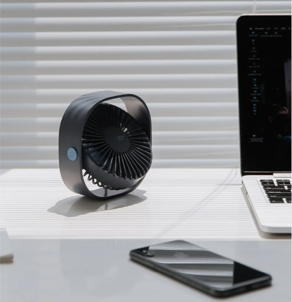 Мини-вентилятор USB Ventilador Silent Творческий дом Office для настольных вентилятор с 5-лопастями лопасти вентилятор третий Шестерни 3 цвета