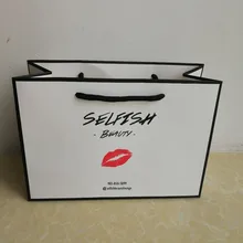 1000 шт./лот изготовление рекламных сумка пакет из переработанной бумаги картона бумажный пакет с ручками с ручкой из веревки