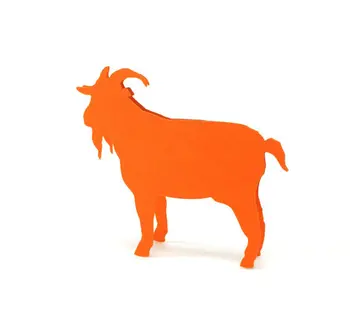 

Goat 3D Place Cards Escort number card rustic wedding birthday bridal shower animal party table Seating marker