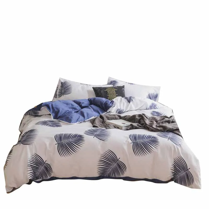 الفواكه النباتات الطازجة الأميرة نوم جميلة مريحة لحاف غطاء أربعة مجموعات على السرير المنزل الغزل الفراش