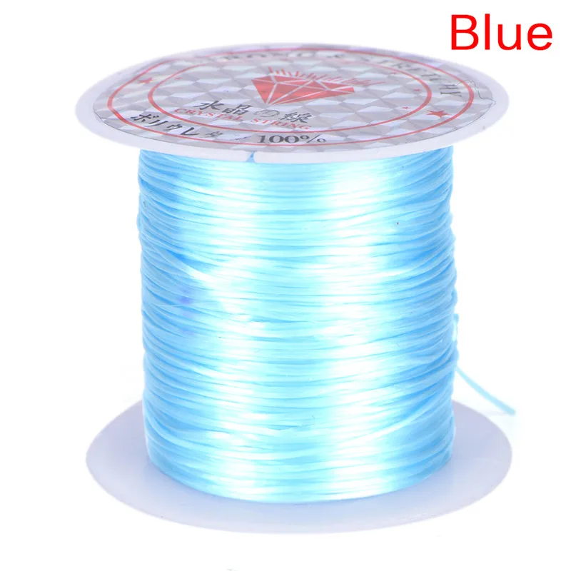 Roll 0.8mm Firm Elastic Stretch Beading String Cord Wire Jewelry Making as#21
