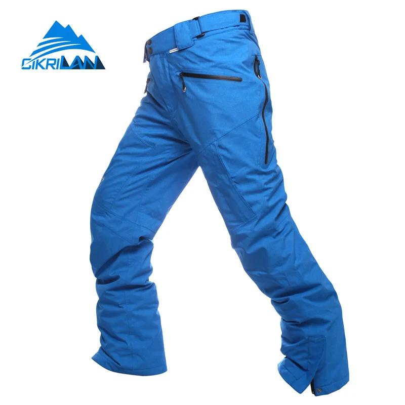 Venta caliente 2016 resistente al agua invierno pantalon esqui hombre nieve térmico a prueba de viento esquí de algodón Pantalones hombres snowboard Pantalones