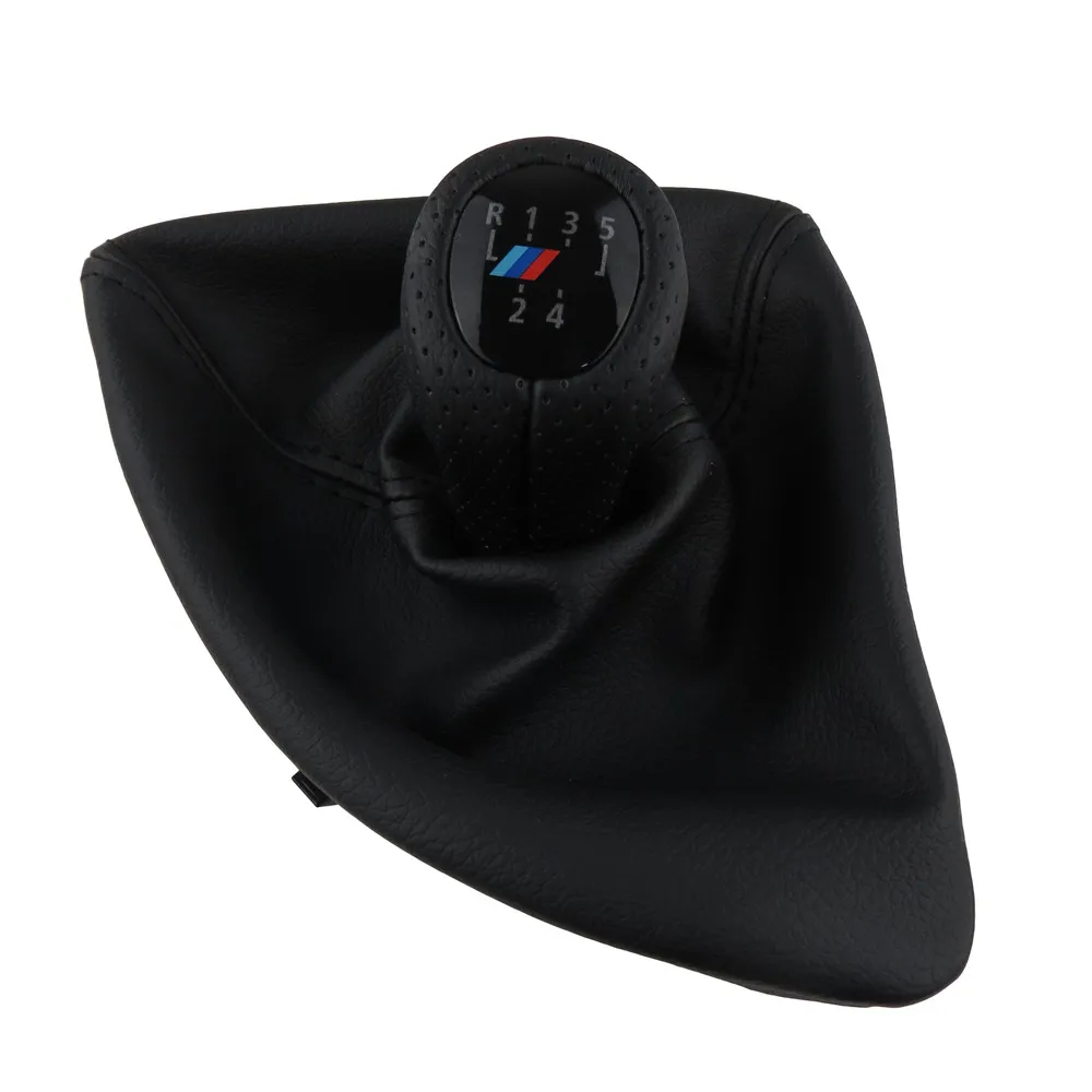 

FaroeChi High quality 5 Speed 6 Speed Car Gear Shift Knob With M Logo ball Head anti-dust boot gaitor cover For BMW E87 E92 X1
