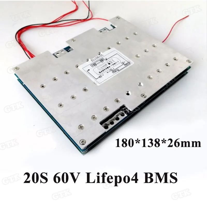 GTK BMS 20S 150A 200A 250A 300A 400A 60V Lifepo4 плата защиты батареи для 60v литиевая Lifepo4 батарейный блок PCB баланс