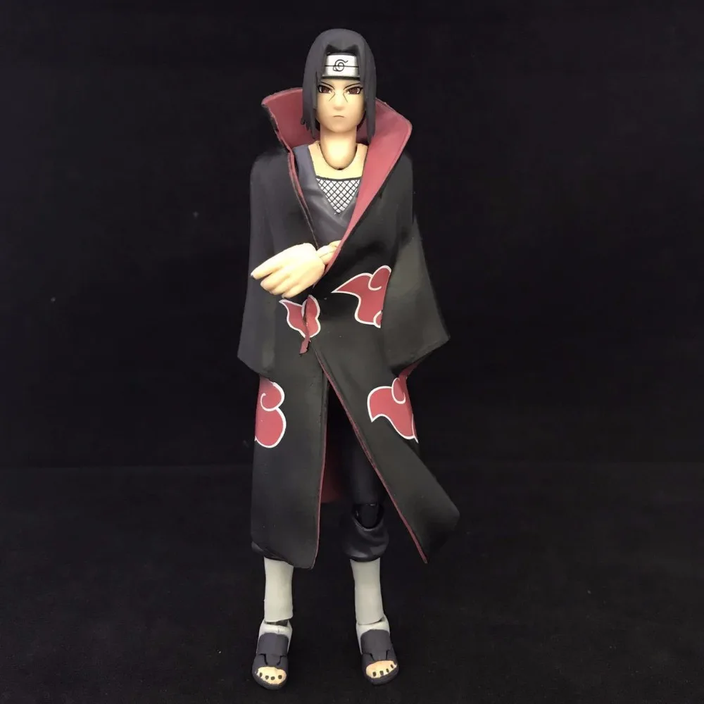 14 см СВЧ Figuarts Аниме Наруто Итачи Учиха Наруто Shippuden S.H.F ПВХ фигурка модель