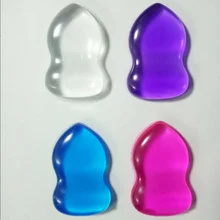 Новейший 1 шт., моющийся мягкий гелевый силиконовый гель-пуховка для нанесения основы под макияж для пудра для макияжа, жидкий крем, косметический инструмент