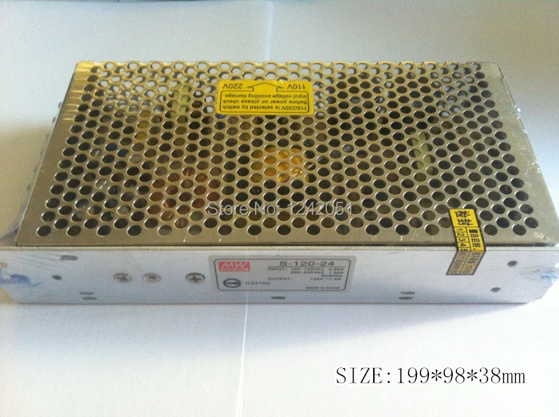 Вход 100-240VAC выход 24VDC 5A 100W Регулируемый импульсный источник питания | Обустройство
