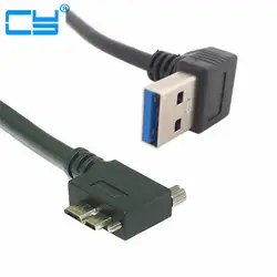 40 см/0.4 м Подпушка направлении под углом 90 градусов USB 3.0 A вилка-Micro B Вилка под прямым углом и слева под углом винтами Панель кабель