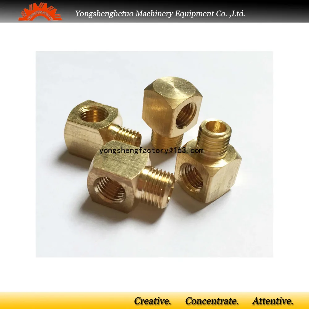 

right angle connector 90 Degrees Joint elbow adaptor lubrication fitting M8*1 male thread PPL-408 for 4mm outer dia tube