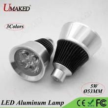 10 шт., 5 Вт, диаметр 53x70 мм, светодиодный алюминиевый светильник, базовый корпус, комплект, мягкий шланговый светильник/лампа/зеркальная передняя лампа, светодиодный светильник