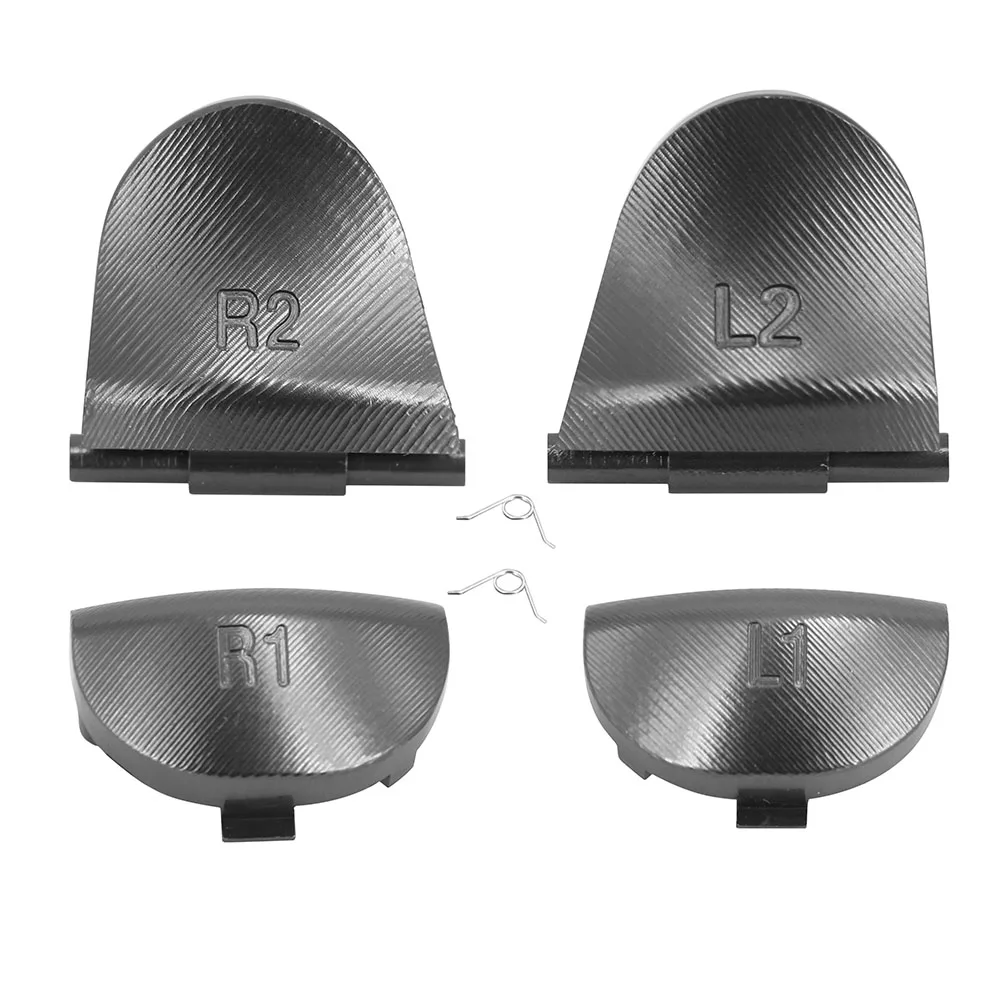 Aluminum Metal Alloy L2 R2 trigger & L1 R1 triggers buttons for PS4 Controllers Joystick Replacement accessory-5