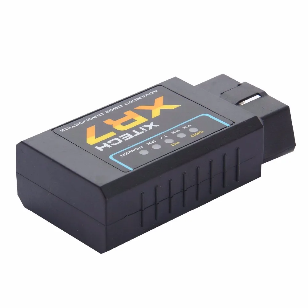 Универсальный Автомобильный сканер XR7 OBD V2.1 ELM327 OBD2 Bluetooth OBDII 2 тестер автомобиля CAN