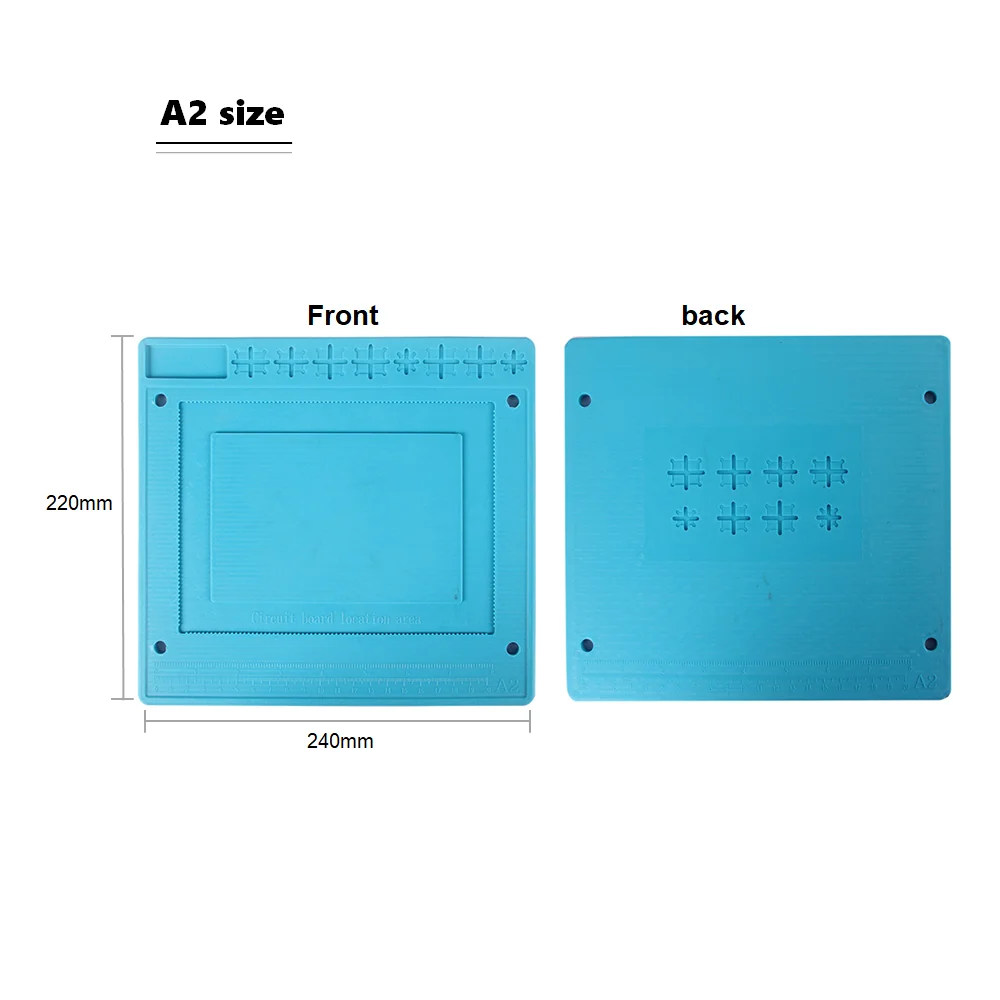 Теплоизоляционный Магнитный силиконовый коврик BGA паяльная станция Платформа ПК компьютер ЖК-экран ремонт стол коврик S-120 до S-180 A2