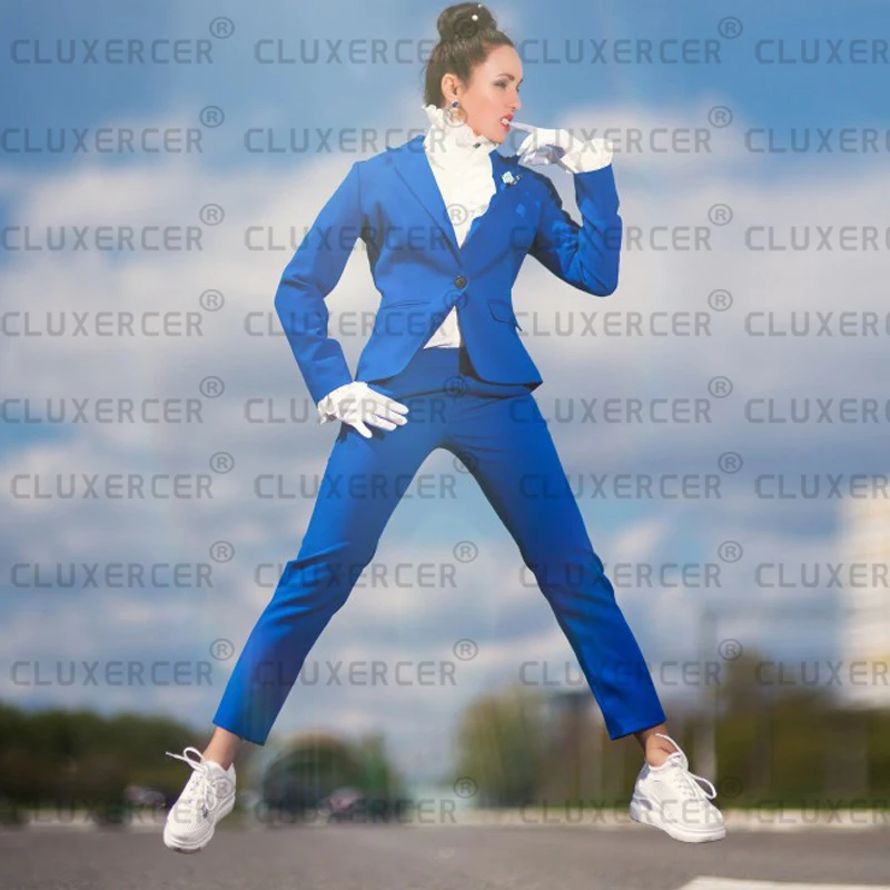 CLUXERCER Brand Women 2 Pieces Sets Womens Business Suits Orange Pants Suit Formal OL Business Suit Long Sleeve trouser suit CLUXERCER Brand Women 2 Pieces Sets Womens Business Suits Orange Pants Suit Formal OL Business Suit Long Sleeve trouser suit