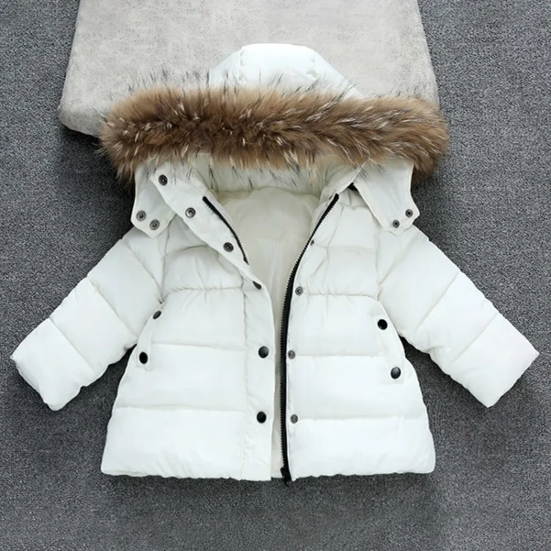 2018 New Winter Infant Baby Girls Down Parkas Solid Hooded Thicken Coats Outerwear Tops Cotton Children Clothes Costume 4dp033 2018 New Winter Infant Baby Girls Down Parkas Solid Hooded Thicken Coats Outerwear Tops Cotton Children Clothes Costume 4dp033