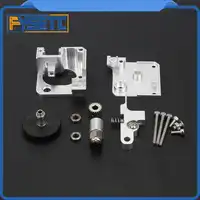 Silver All Metal Titan Aero Extruder 1.75mm For Prusa i3 MK2 3D Printer For Both Direct Drive And Bowden Mounting Bracket
