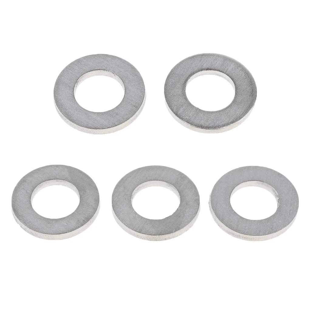 5 Pieces/lot M10 Titanium Alloy Flat Washer Gasket Plain Washer for Screws Bolt