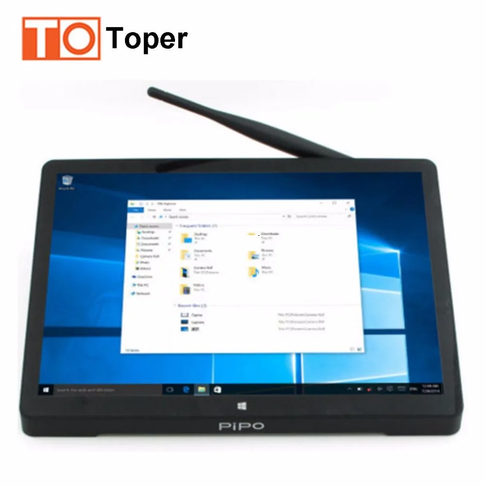 Original PIPO X10 Mini PC 10.8inch Intel Z8350 Quad Core Windows10/Android 5.1 4GB/64GB TV Box Windows PC Computer 10000mAh