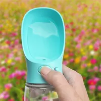 350/550ML przenośna butelka wody dla psa dla małych i dużych psów podróż Puppy Cat miska do picia buldog dozownik do wody podajnik 4