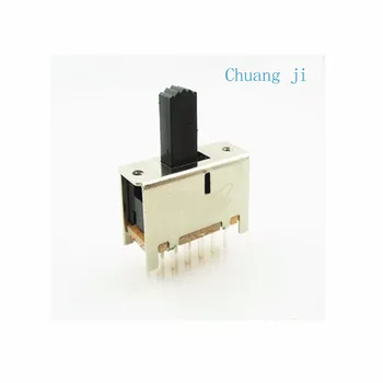 

SS-42F01 Toggle switch 12 feet Band 2 Double row Slide switch Sound amplifier switch 4P2T ss-42f01 Handle long 7MM 9MM
