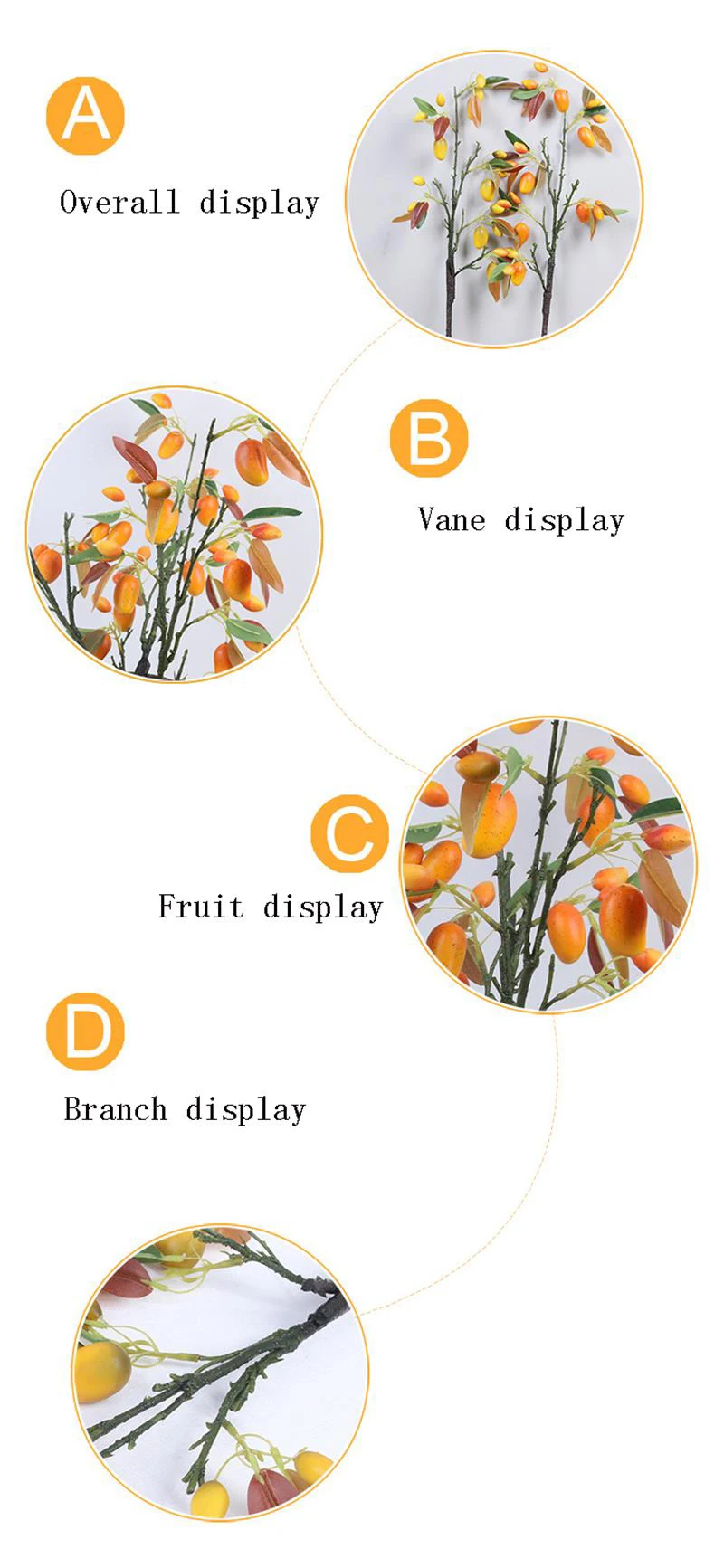 Flone Artificial Foam Silk Plant Bouquet High Quality Fake Flowers for Wedding Party Home Offic Garden Decoration Art Accessorie (10)
