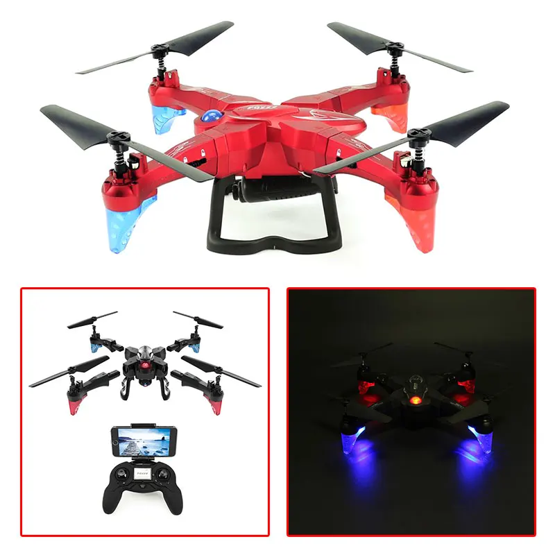

RC Helicopter LED Multi-Function RC Drone Headless Mode 3D Flip FQ20W WIFI FPV RC Quadcopter