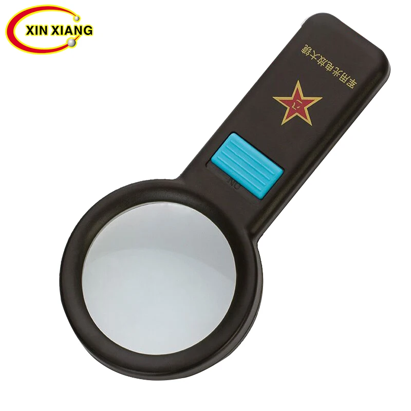 Handheld 10 LED Magnifier Loupe 6X Manifying Glass With Light Optical