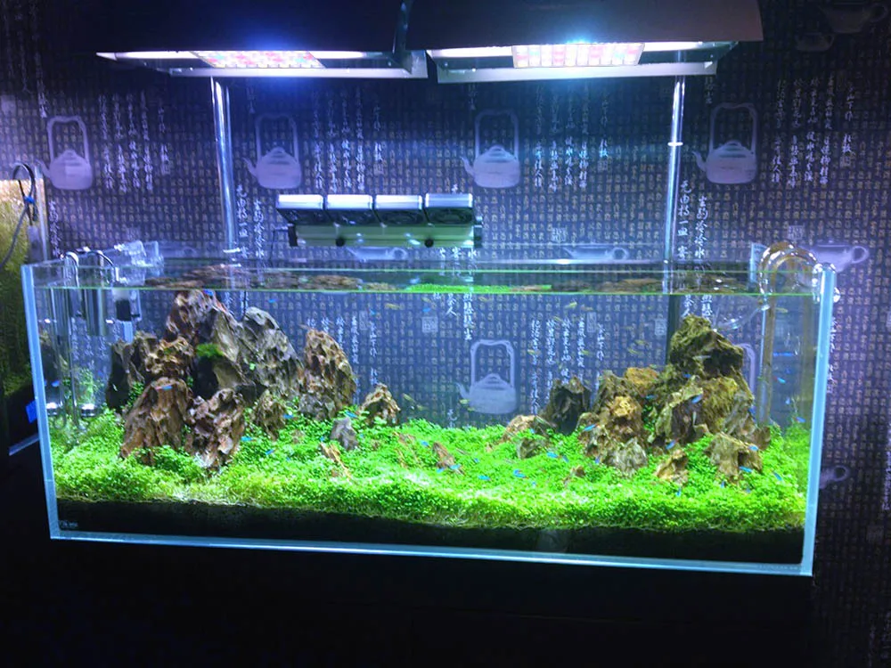 LED Aquarium Light 180W Series Dimmable Full Spectrum For Coral Reef Grow For Plants Fish Tank Aquarium Decorations Include  (21)