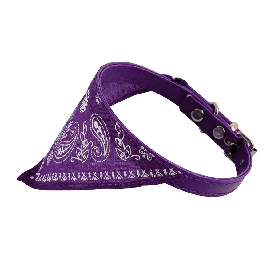

Chain Collars Dogs Pets Adjustable Pet Dog Puppy Cat Neck Scarf Bandana Collar Neckerchief JULY 28