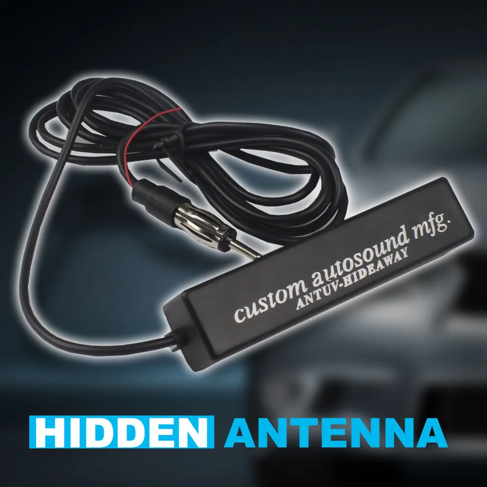 NEW Universal Car Hidden Amplified Antenna Kit 12v Electronic Stereo AM