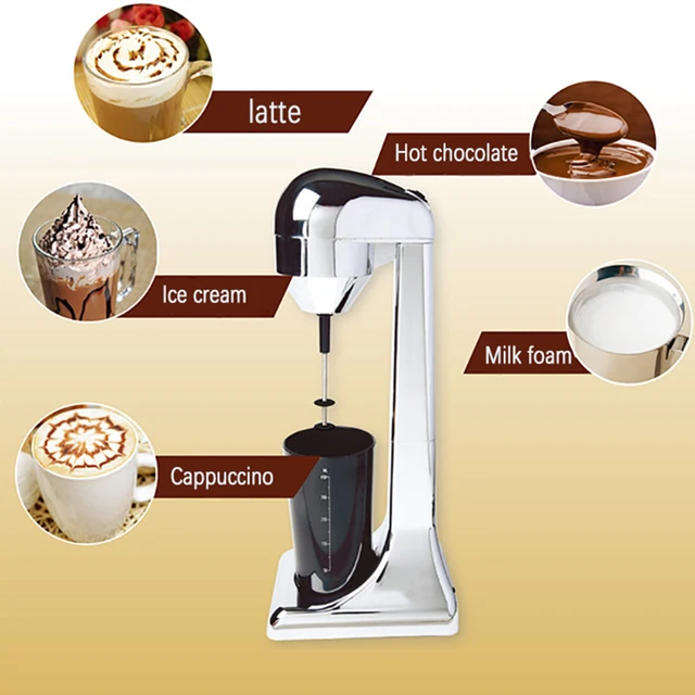 220V Electric Milk Frother kitchen Coffee Milk Blender Mixing Multifunctional Foam Maker Milkshake EU/UK Plug 4