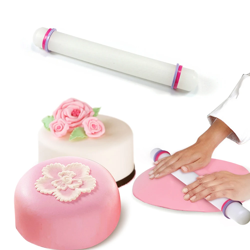 Non Stick Glide Sugarcraft Cake Decorating Rolling Pin Non Stick Glide Sugarcraft Cake Decorating Rolling Pin