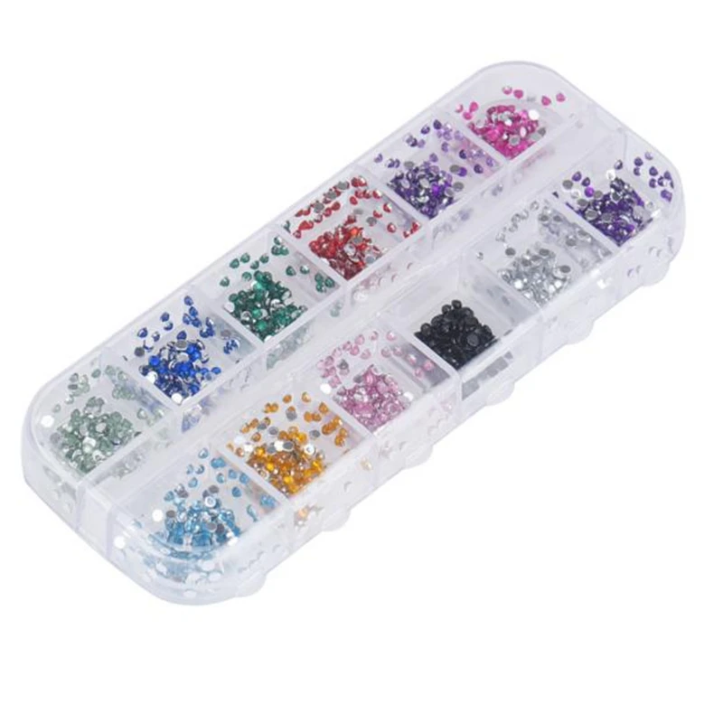 

crystal 3d nails Nail Art charms Gems 12 Colors Pearl Beads Pearl Nailart Stone jewelry-nails nails decorations for nailpolish