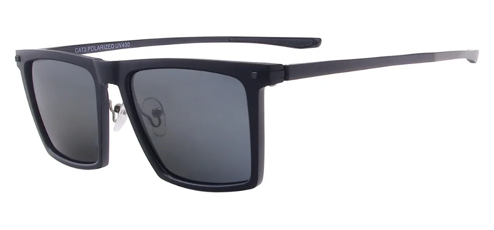 TendaGlasses, Мужские квадратные поляризованные очки, пластик TR90, магний, солнцезащитные очки для рецептурных градусов, линзы для близорукости, прогрессивные