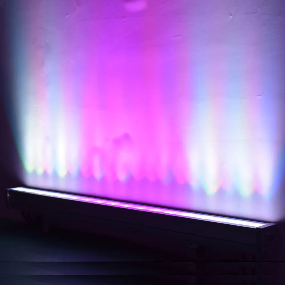 18x10 Вт RGB 3в1 Led бар с управлением пикселя IP31 настенный светильник для мытья DMX512 шайба/прожектор светильник DJ/бар/вечерние/шоу/сценический светильник