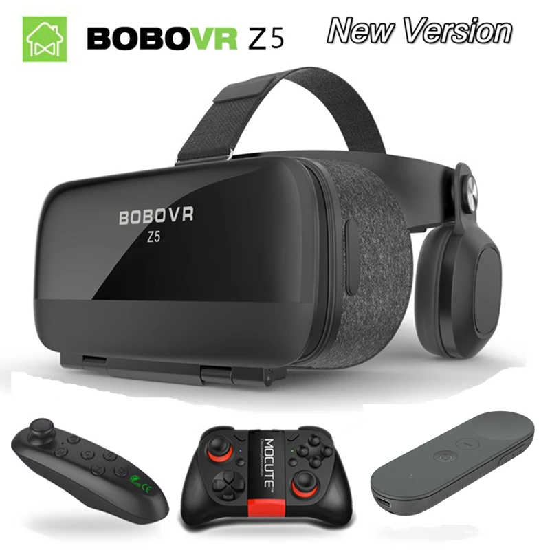 Nuevo auriculares versin de actualizacin gafas de realidad virtual 3D gafas VR auriculares cascos juego VR seleccionable con Ga