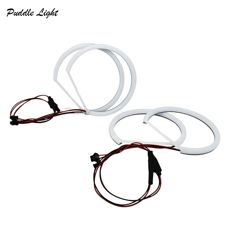 

1 SET (4*131mm ) xenon White Cotton light SMD LED Angel Eyes For E36 E38 E39 E46 Headlight Car Styling