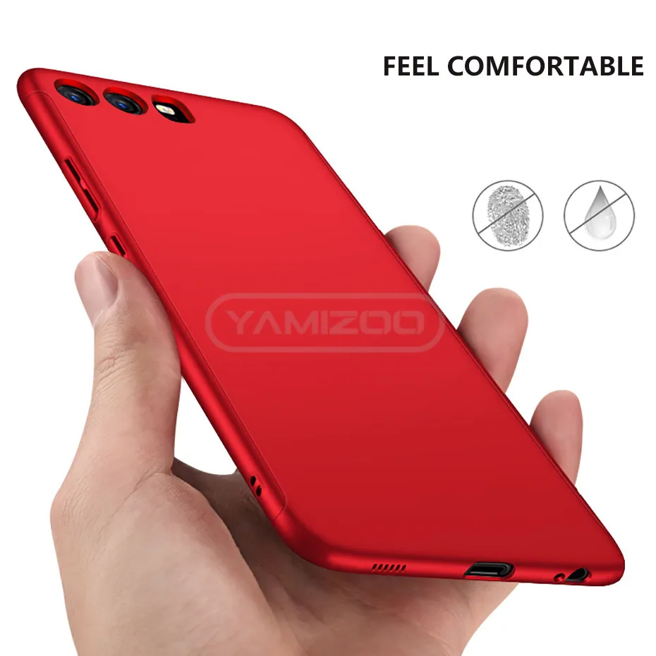 YAMIZOO 360 Full Cover For Huawei P20 P10 Lite Case Luxury Hard Phone Case P10 Plus With Glass Case For Huawei P20 Pro Case On (12)