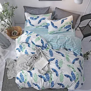 

Tropical 4pcs Girl Boy Kid Bed Cover Set Duvet Cover Adult Child Bed Sheets And Pillowcases Comforter Bedding Set 2TJ-61015