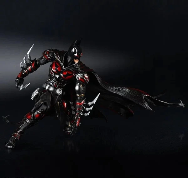 Play Arts Kai летучая мышь человек № 1 летучая мышь человек красный выпуск Брюс Уэйн 25 см вариант играть арт Кай ПВХ фигурка куклы игрушки подарок ребенку