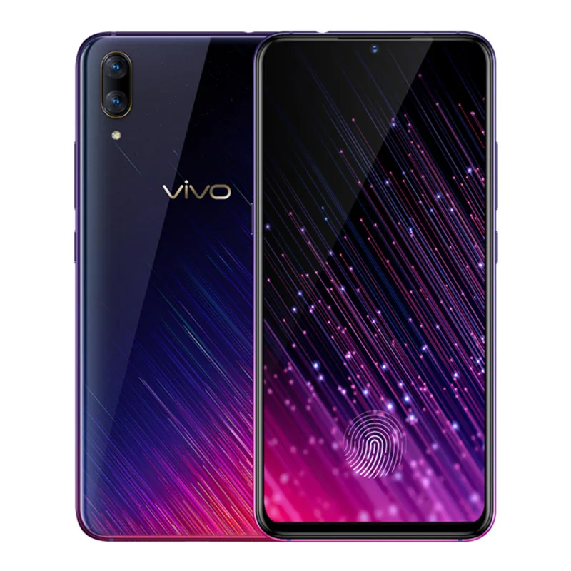 Оригинальный VIVO X23 мобильный телефон 6,41 "6 г ОЗУ 128 г ПЗУ 24.8MP камера Snapdragon 660 Octa core 3500 мАч двойной задний 12 + 13 Мп сотовый телефон