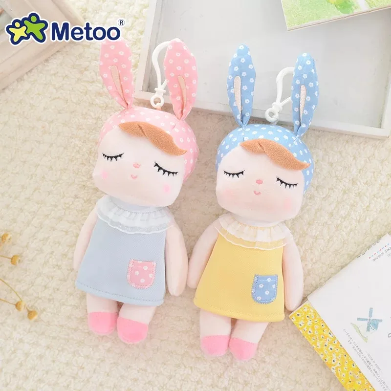 Мини кукла Metoo Angela Rabbit каваи плюшевый чучело мультфильм подвеска игрушки для