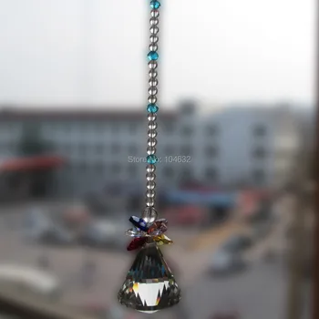 

Feng shui 40mm crystal centrum&14mm octagon beads healing crystals suncatcher wedding decoration,crystal chandelier parts 63-1