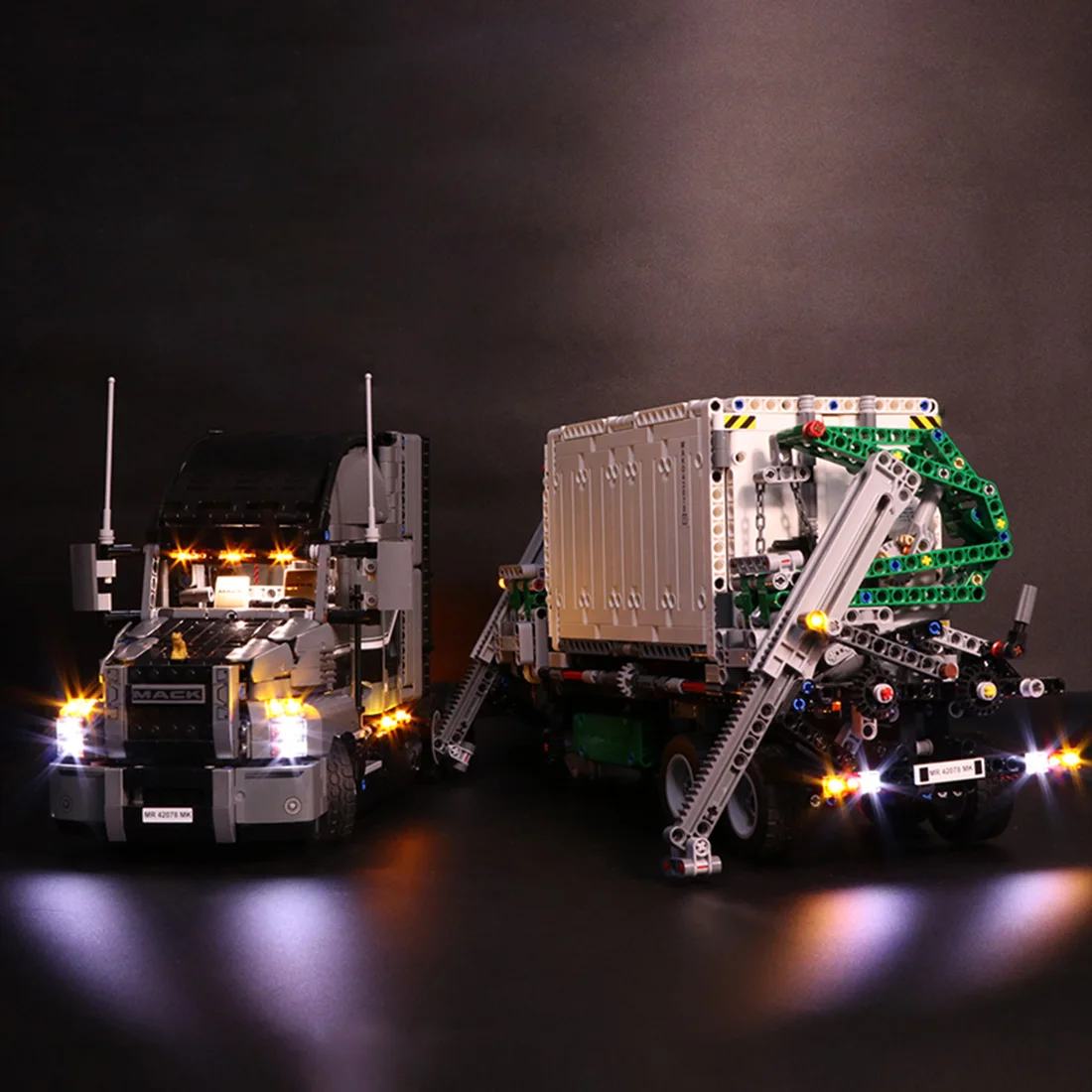 

Vonado LED Light Kit Technic 42078 Compatible 20076 the Mack Anthem Truck Model Build Brick Kit (Light Only,No Brick Kit)