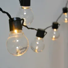 6 м 20 светодиодный лампы Винтаж дизайн основного хода шарообразные, светодиодный Рождественские светящиеся гирлянды свадебные уличные садовые фонари 110 V/220 V светодиодные фары