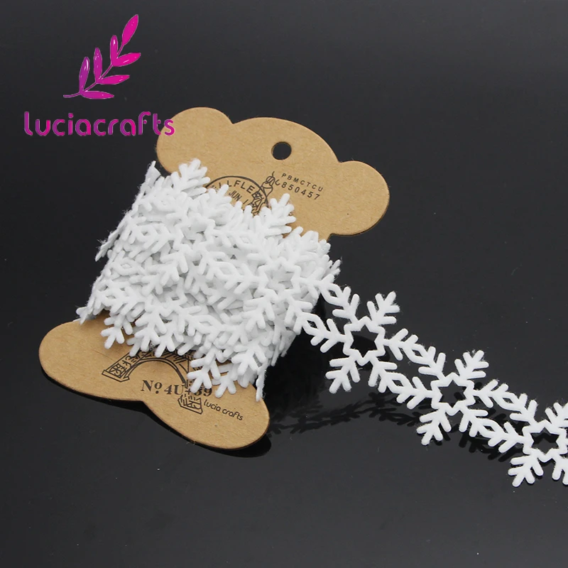 Распродажа! Lucia crafts, 2 ярда, много вариантов, ручная работа, кружевная лента, самоклеющиеся, рождественские, вечерние, рождественские украшения, аксессуары Q0804