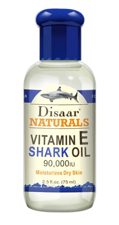 Disaar натуральный витамин е Акула подсолнечное оливковое масло 90000 IU увлажняющее сухое отбеливание кожи, увлажнение, против морщин уход за лицом - Вес нетто: Shark Oil