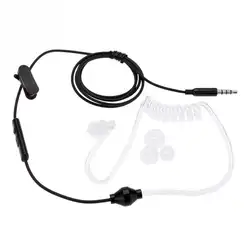 Антирадиационные наушники Воздушная трубка моно стерео гарнитура наушники С микрофоном для смарт-чехол для телефона для Xiaomi iPhone samsung MP3
