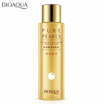 

HOT BIOAQUA Pure Pearl Essence Face Toner Deep Moisturizing Nourish Skin Care Anti Wrinkle Face Care Whitening Facial Toner