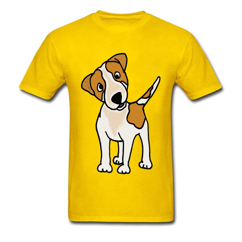 Cool Funny Puppy Jack Russell Terrier Dog_yellow